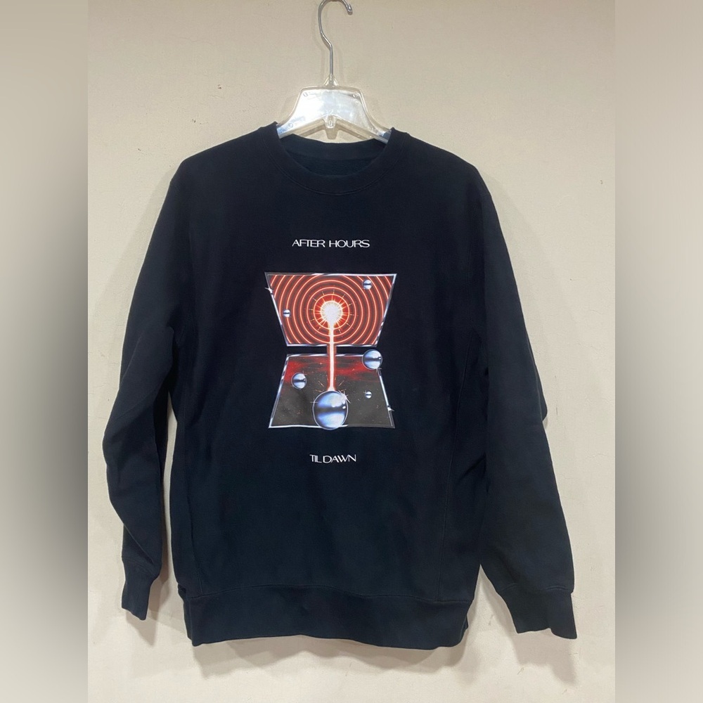 The Weeknd After Hours Till Dawn Tour 2022 Pullover Sweatshirt Black Size M